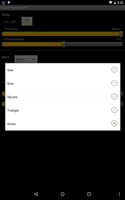 SpaceTheremin android App screenshot 4
